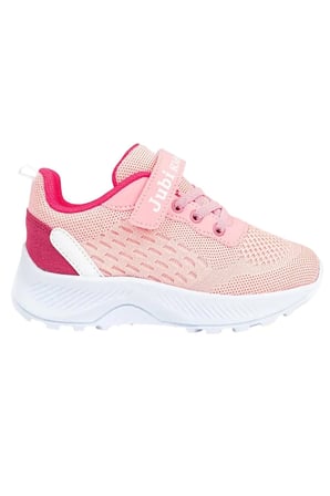 Celira Jbk Pembe Lastik Cırtlı Fileli Çocuk Spor Ayakkabı 002