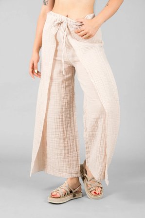 Muslin Kapakli Pantolon