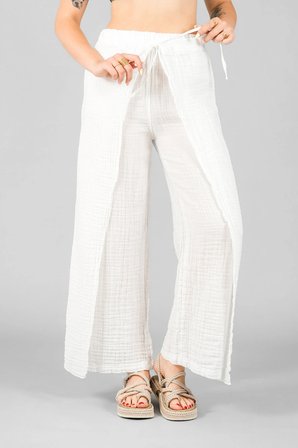 Muslin Kapakli Pantolon