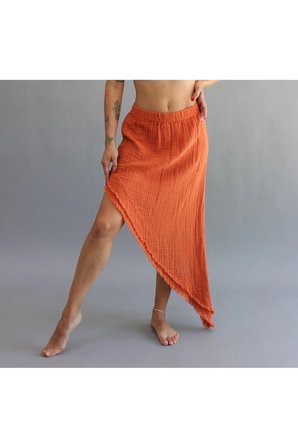 Muslin Asimetrik Etek