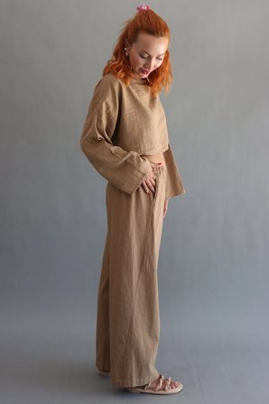 Keten Asimetrik Pantolon