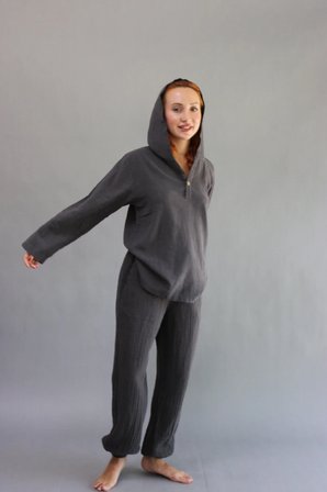 Keten Unisex Kapusonlu Sweet