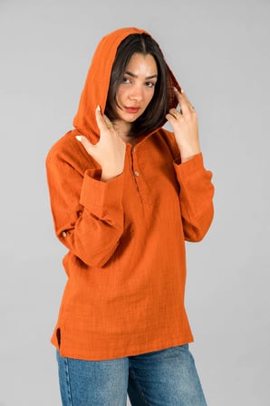 KETEN UNİSEX KAPÜŞONLU SWEET