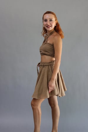 Keten Klos Mini Etek