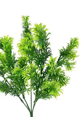 Yapay Çiçek 3lü Set Fesleğen Demeti Yeşil Dekoratif Yapay Bitki fsl2 