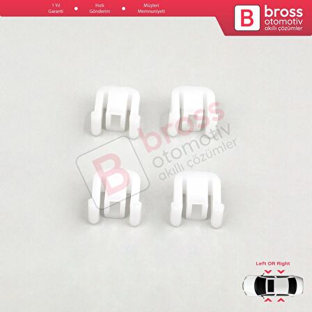 VW Polo Classic 6KV2 için Ön Sağ Cam Kriko Klips Sekmanı