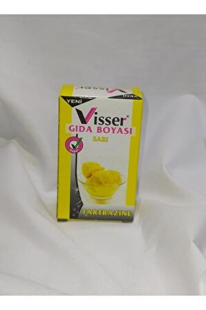 Visser Toz Gıda Boyası 9 Gram Sarı