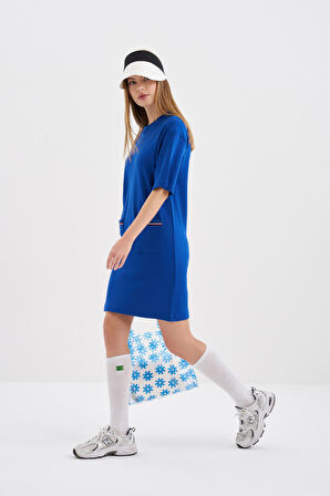 COLORDS KADIN CEPLİ OVERSİZE ELBİSE