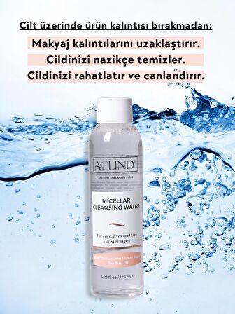 ACLIND® MICELLAR CLEANSING WATER 125 ml | Cilt Makyaj Temizleyici 125 ml | Güzellik Serisi