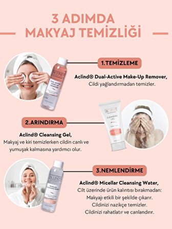 ACLIND® MICELLAR CLEANSING WATER 125 ml | Cilt Makyaj Temizleyici 125 ml | Güzellik Serisi