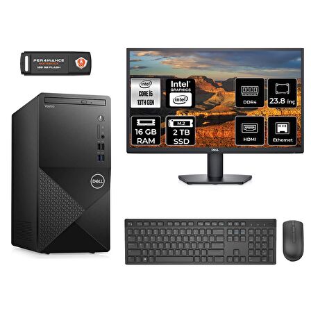 Dell Vostro 3020 i5 13400 16GB 2TB SSD FDOS N2050VDT3020MTU MASAÜSTÜ PC & 23.8" MONİTÖR 