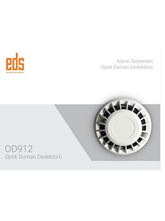 EDS OD912 Optik Duman Dedektörü ve ECDB 5 Pimli Taban
