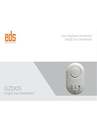 EDS GZD05 Doğalgaz ve LPG Duyarlı Gaz Dedektörü 12V Adaptör ile Çalışır