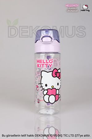 YENİ SEZON LİSANSLI HELLO KITTY TRITAN MATARA 500 ML