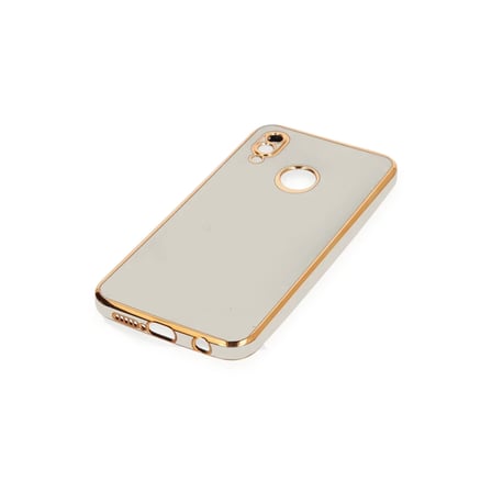 Huawei P20 Lite Kılıf Volet Silikon - Beyaz