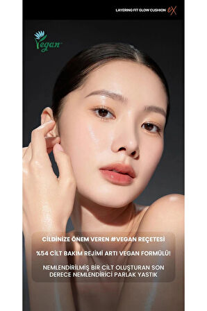 Tfit Cushion Fondöten Layering Fit Glow Cushion Ex 12 G Spf 50 /pa Gün Boyu Işıltılı Etki