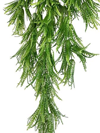 Yapay Çiçek Sarkan Çiçek Yeşil Fern723 Yapay Sarmaşık  70*30cm UV Katkılı Güneşe Dayanıklı