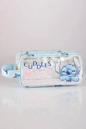 x Dekomus Lisanslı Stitch "Cuddle Dream Collection" Kalem Çantası Dekomus Cep Defteri Hediyeli