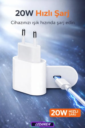 Basic 20W Qualcomm 3.0 Hızlı Şarj Adaptörü Priz Başlık Apple/Samsung/Xiamoi Uyumlu QCH220