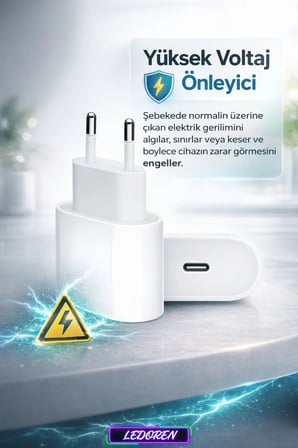 Basic 20W Qualcomm 3.0 Hızlı Şarj Adaptörü Priz Başlık Apple/Samsung/Xiamoi Uyumlu QCH220