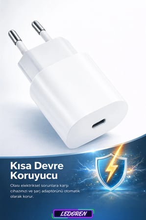 Basic 20W Qualcomm 3.0 Hızlı Şarj Adaptörü Priz Başlık Apple/Samsung/Xiamoi Uyumlu QCH220