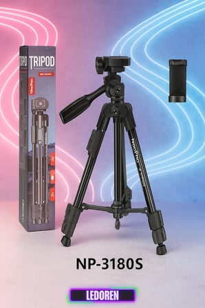 NP-3180S 129 Cm Tripod Bluetooth Kumandalı Profesyonel Telefon Kamera Tutucu Tripot