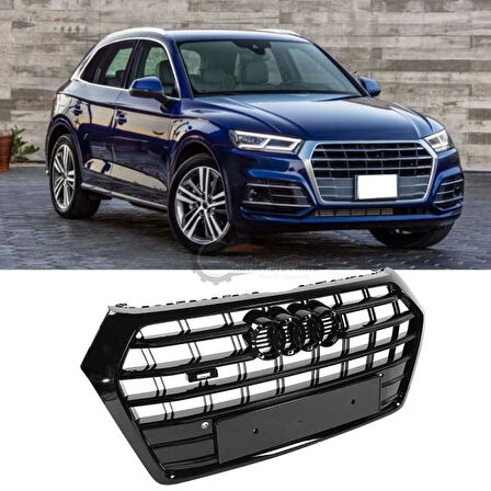 AUDİ - ÖN TAMPON ORTA IZGARA S-LİNE SPORTBACK Q5 2021- - 80A807647G / 80A807647H