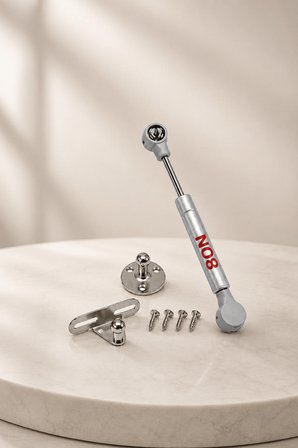 4 Adet Dolap Kapak Amortisörü 80N Gri 20 cm Gazlı Pistonlu Kalkar Kapak Destek Mekanizması Montaj Aparatları ve 16 Vida Dahil Mutfak Banyo Dolabı Gardırop ve Mobilya Kapakları İçin