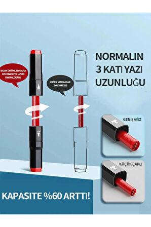 80 Renkli Çift Uçlu Kalın/İnce Uçlu Keçeli Marker Seti - Profesyonel Çizim ve Boyama