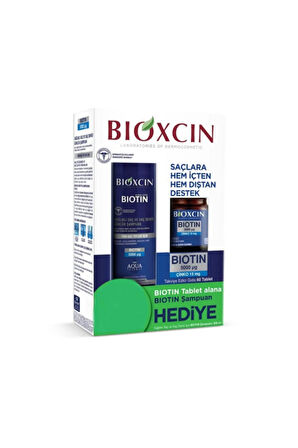 Biotin 5000 Mcg 60 Tablet + Biotin Şampuan 300 ml Set