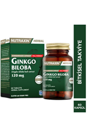 STD Nutraxin Ginkgo Biloba 120 Mg 60 Tablet ( TEKLİDİR )