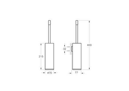 VitrA Sento A4491667 Çocuk Tuvalet Fırçalığı