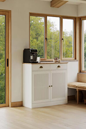 80 cm ( iç Genişlik ) petek üstü kahve köşesi