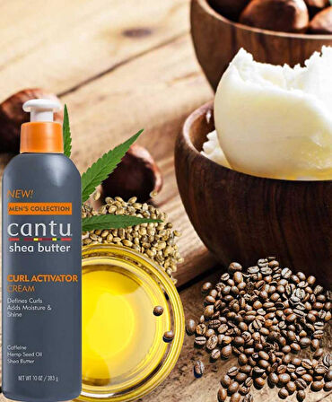 Cantu Erkekler İçin Bukle Belirginleştirici Saç Kremi 295 mL