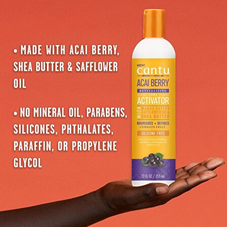 Cantu Acai Berry Bukle Aktivatör Krem (355 ml)