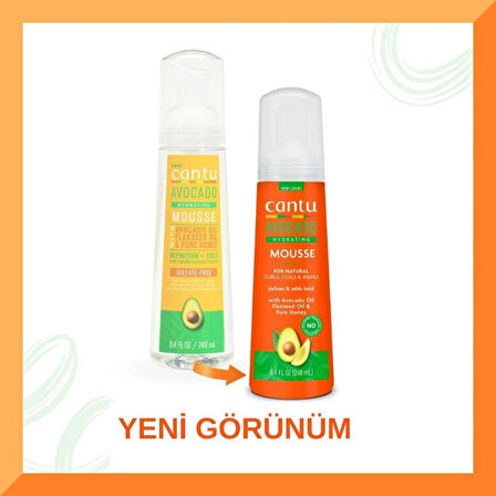 Cantu Avocado Hydrating Kıvırcık ve Dalgalı Saçlar İçin Nemlendirici Şekillendirici Saç Köpüğü 248 ml