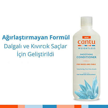 Cantu Weightless Saç Kremi 400 mL- Kıvırcık ve Dalgalı Saçlar İçin