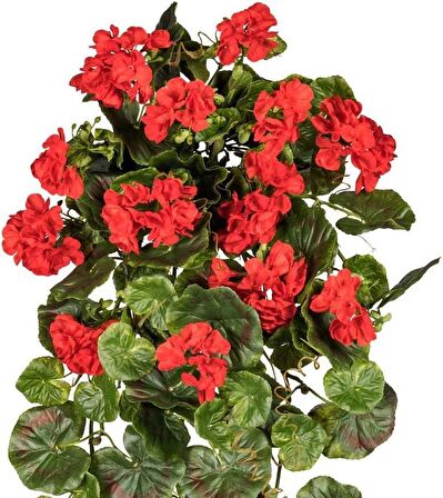 Yapay Çiçek Sarkan Sardunya 80cm 1. Kalite Kırmızı