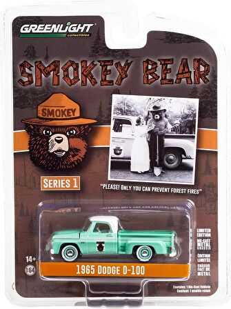 GreenLight 1965 Dodge D-100, Smokey Bear Series 1