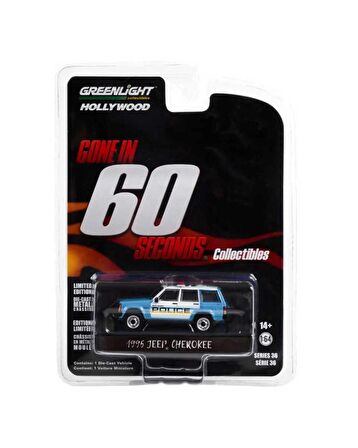 Greenlight 1:64 Hollywood Series 36- 1995 Jeep Cherokee - San Pedro Police - Gone in Sixty Seconds (2000)