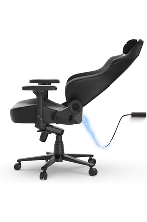 Dxracer MARTIAN Serisi Deri Oyun Koltuğu, 4D Kolçaklar, 4D Entegre Bel Desteği, 90° ~ 135° Sırt Yatm