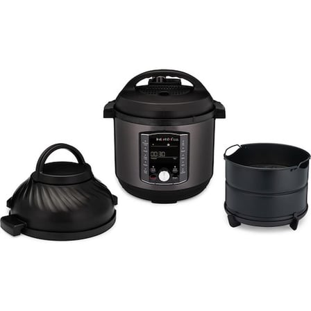 Instant Pot Pro Crisp 11'i 1 Arada 7.6 Litre Paslanmaz Çelik Tencereli basınçlı Pişirici ve Airfryer