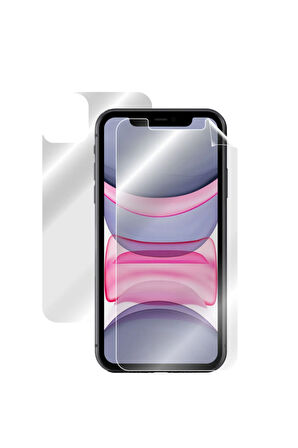 Apple Iphone 11 Görünmez Hydrogel Tam Kaplama (EKRAN VE ARKA KORUMA)