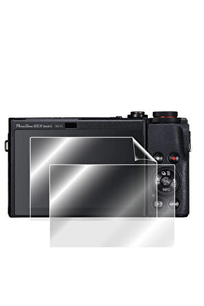 Canon Powershot G5 X Mark Iı Dijital Kamera Hydrogel Ekran Koruyucu (2 ADET)