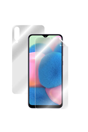 Samsung Galaxy A30s Görünmez Hydrogel Tam Kaplama (EKRAN VE ARKA KORUMA)