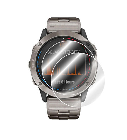 IPG Garmin Quatix 6x Solar için Ekran Koruyucu (2 Adet)