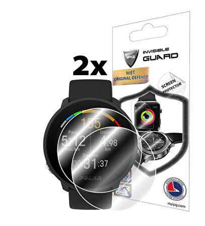 IPG Polar Unite Smartwatch için Ekran Koruyucu (2 Adet)