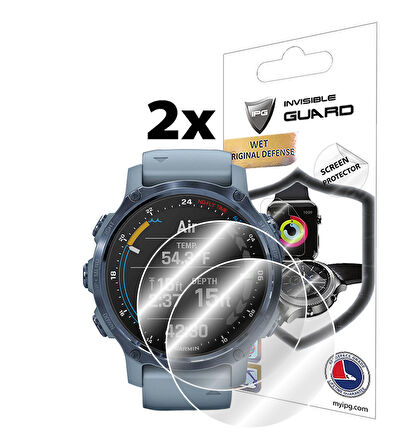 IPG Garmin Descent Mk2S Ekran Koruyucu (2 Adet)