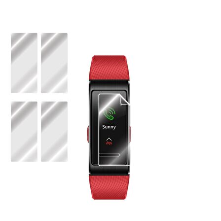HUAWEI Band 4 Pro Akıllı Band ile uyumlu IPG Ekran Koruyucu (4 Adet)