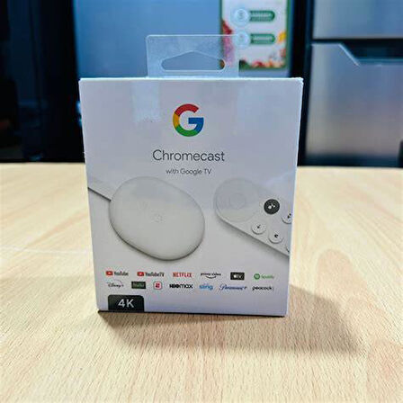 Google Chromecast Tv Streamer 4K Medya Oynatıcı Beyaz